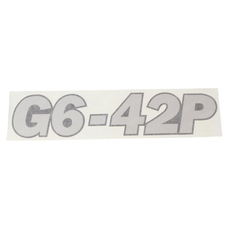 DECAL - MODEL G6-42P SY1230862 sy1230862 product image
