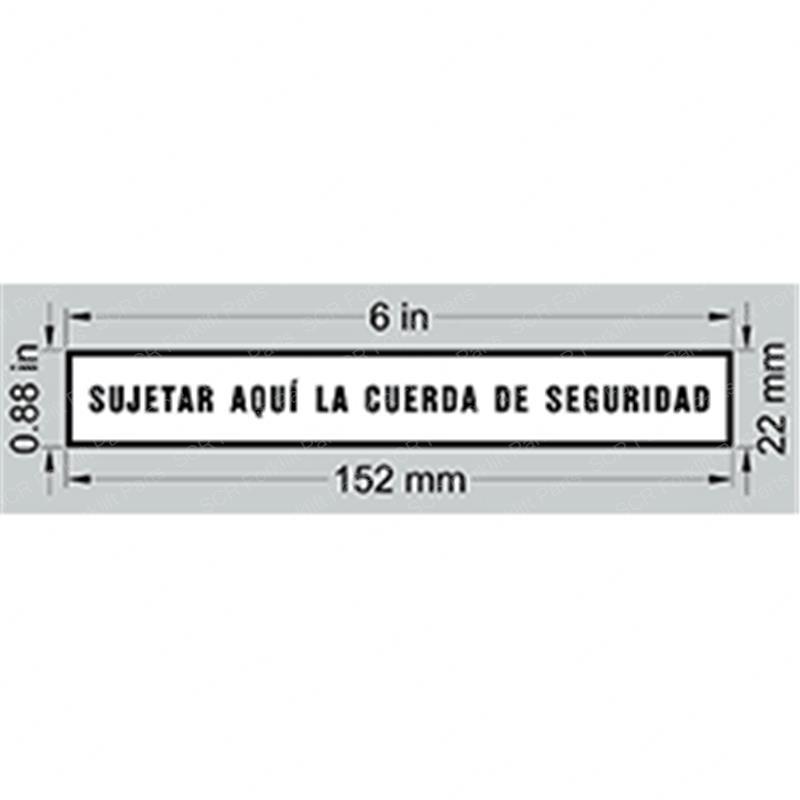 DECAL ATTACH LANYARD HERE JL1702690 jl1702690 product image