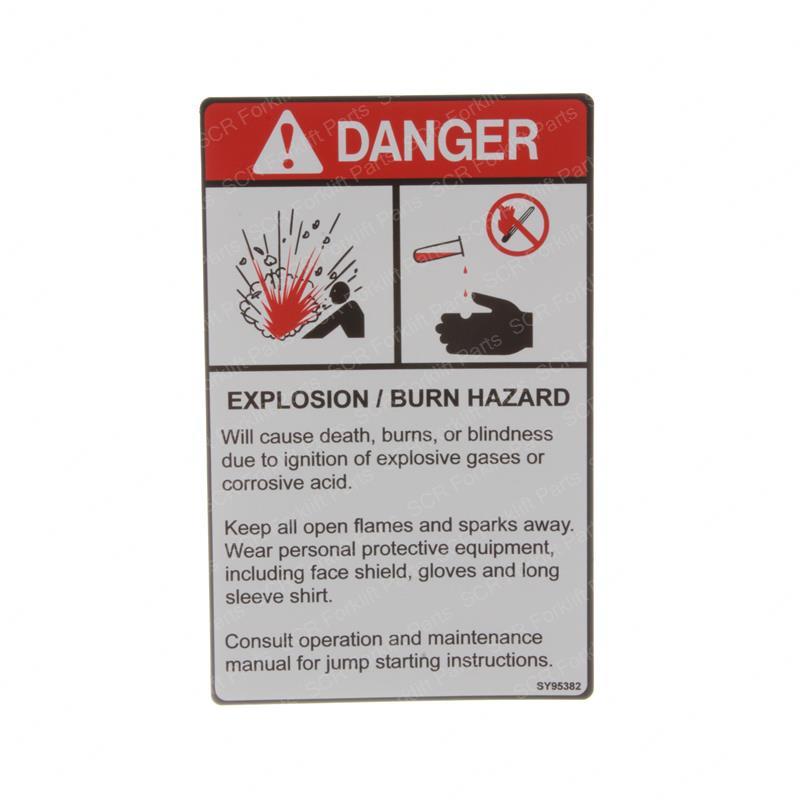 DECAL - BURN HAZARD GN2-1304 gn2-1304 product image