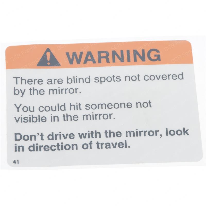 WARNING BLIND SPOTS CR69041 cr69041 product image