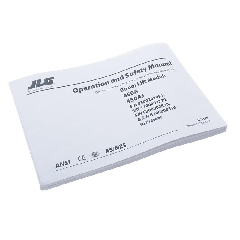 MNL 450AJ GBL OPER/SAFETY JL3121658 jl3121658 product image