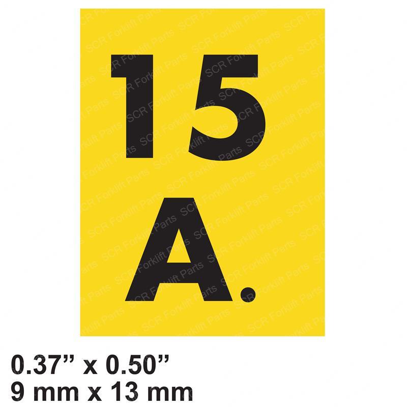 DECAL - 15 A. NI99339-FS000 ni99339-fs000 product image