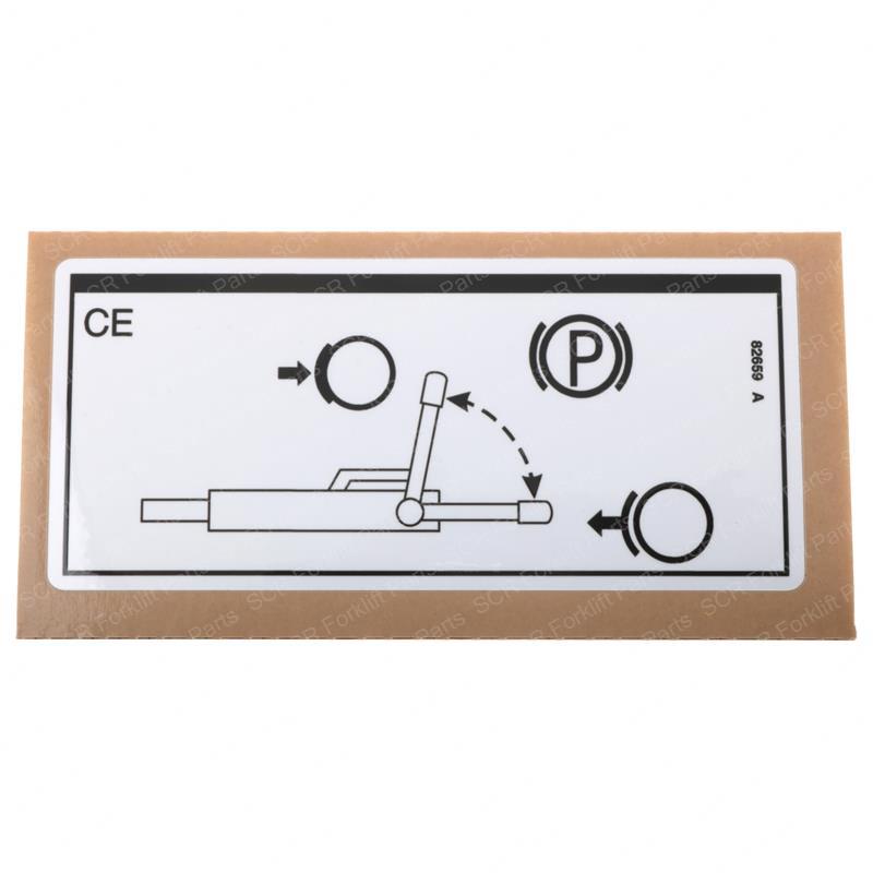 DECAL LABEL PARKING BRAKE CE GN82659 gn82659 product image