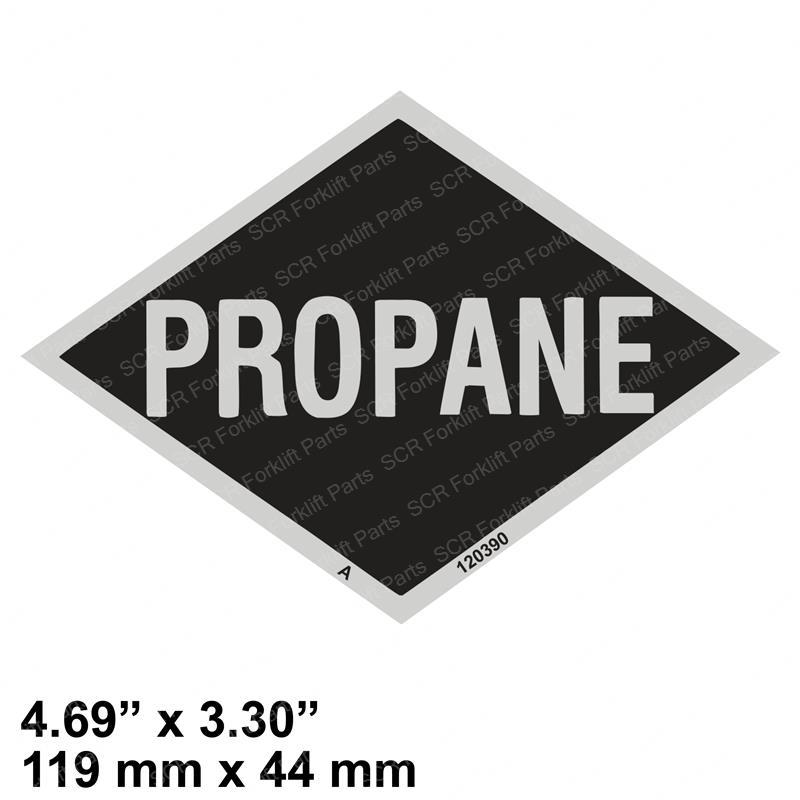 DECAL - PROPANE (D/F) SY1230597 sy1230597 product image