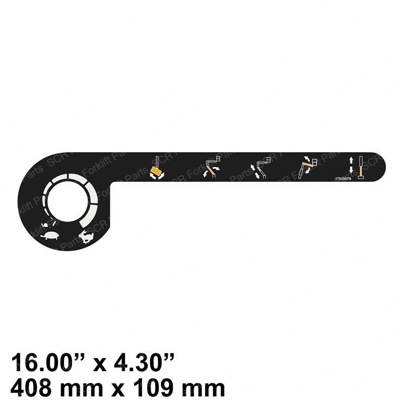 DECAL - SPEED/CONTROL FUNCTION JL1702567 jl1702567 product image