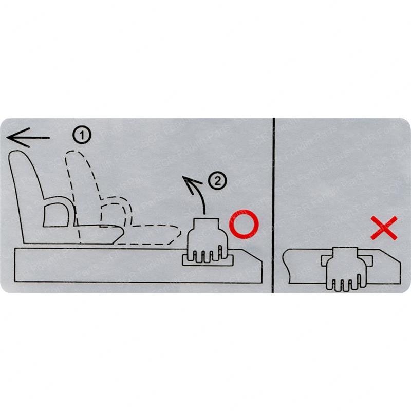 LABEL-CAUTION TOP GRIP NI97818-GA10A ni97818-ga10a product image