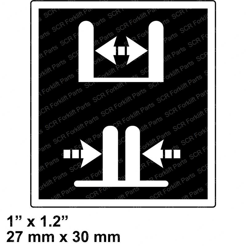 DECAL - FORK SHIFT YT0370259 yt0370259 product image