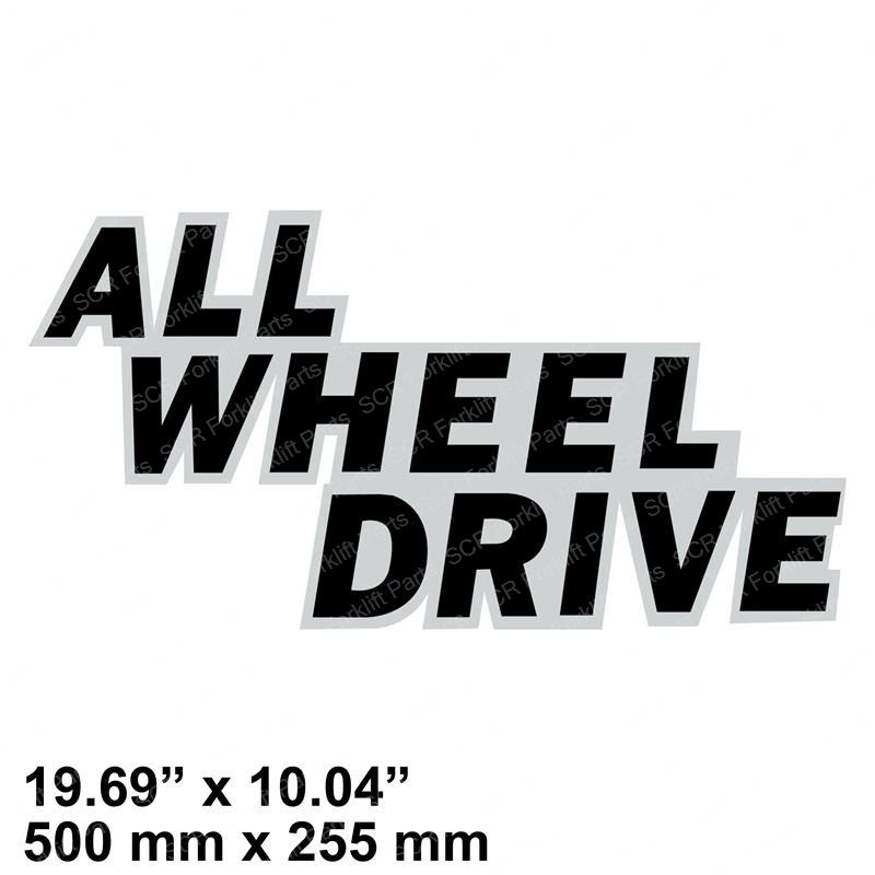 DECAL ALL WHEEL DRIVE JL1704724 jl1704724 product image