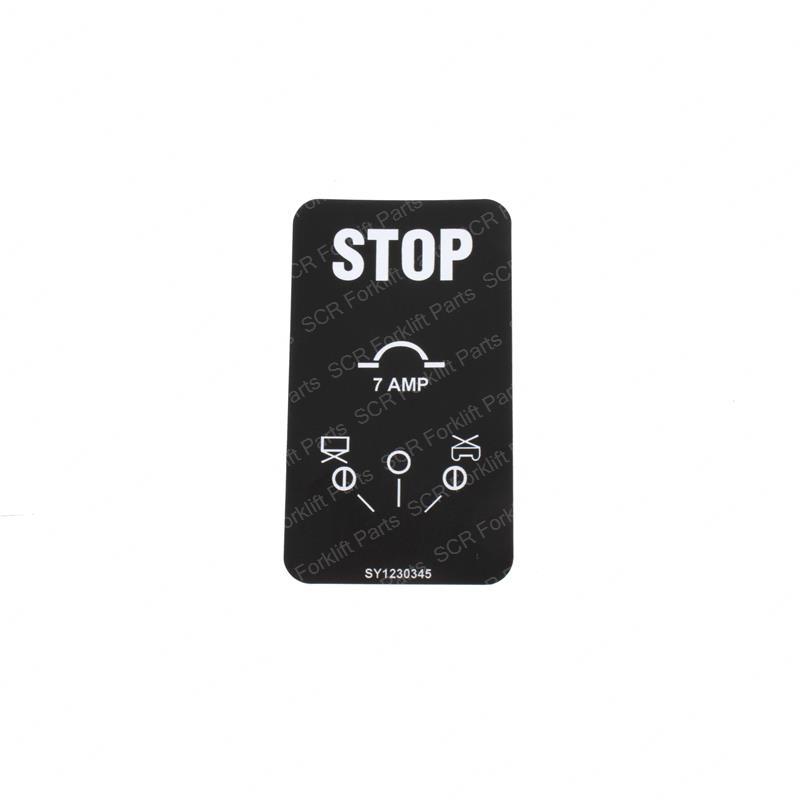 DECAL - CHASSIS/PLAT FUNCTION GNT112804GT gnt112804gt product image