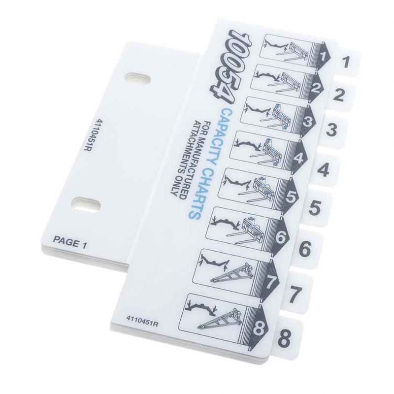 BOOKLET LOAD CHART N. AMERICA JL7301678 jl7301678 product image