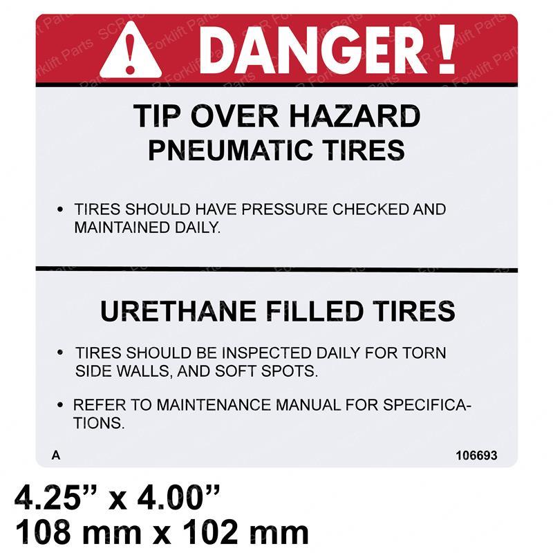 DECAL - TIRE JL106693 jl106693 product image
