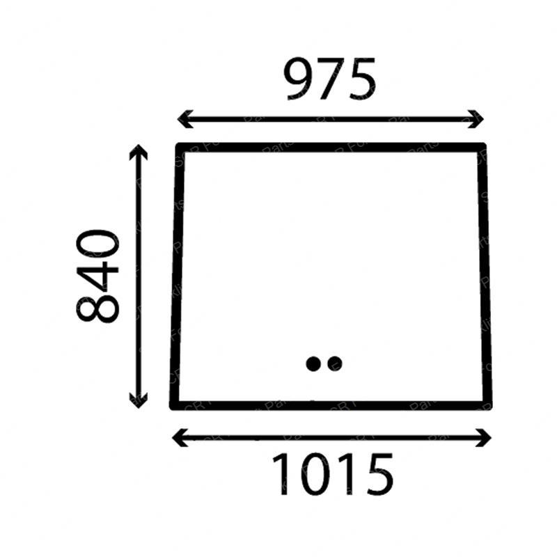 SCREEN REAR TINTED JC827/30412 jc827-30412 product image