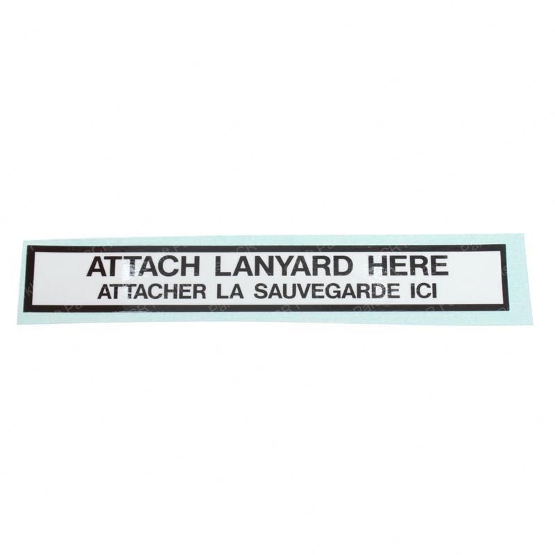 DECAL LANYARD ATTACH (CAN) JL1704003 jl1704003 product image