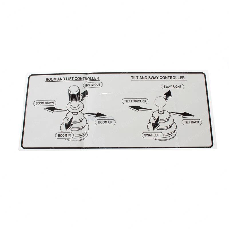 DECAL DUAL CONTROLLER GN2-1284 gn2-1284 product image