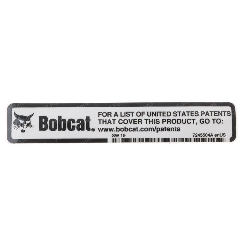 DECAL- PATENT BC6810666 bc6810666 product image