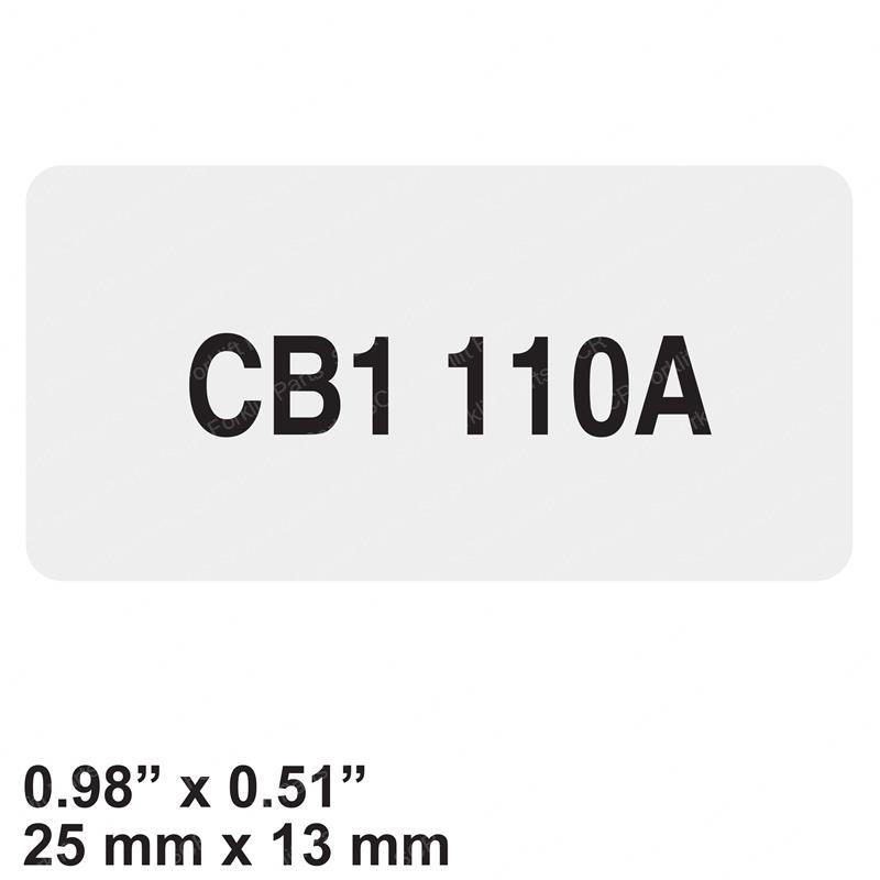 DECAL - BREAKER, CB1 110A TY005904345371 ty005904345371 product image