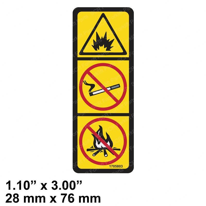 DECAL - ELEC HAZARD (DAN) JL1704063 jl1704063 product image