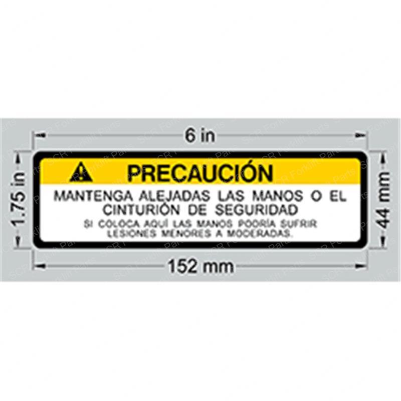 DECAL NO HANDS (SPA LAT AM) JL1702586 jl1702586 product image