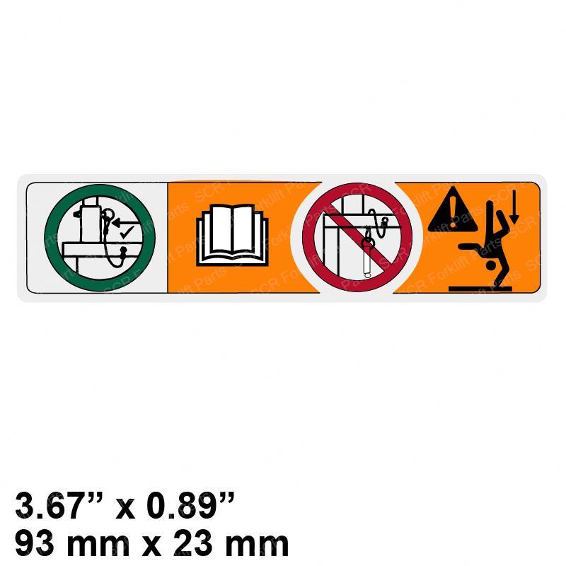 DECAL - FALLING HAZARD GNSJ126057AA gnsj126057aa product image