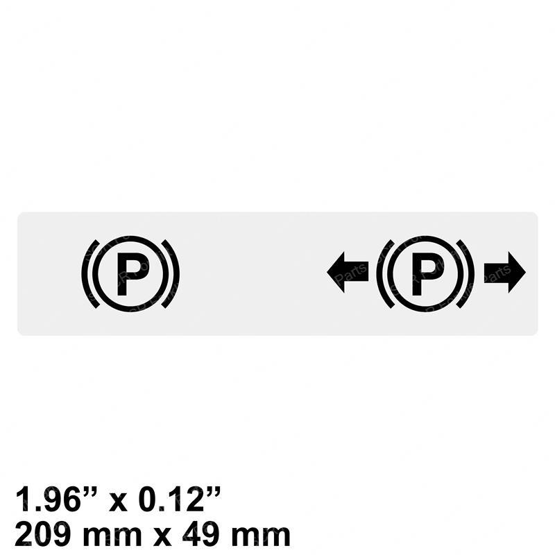 DECAL - PARK BRAKE SY1229018 sy1229018 product image