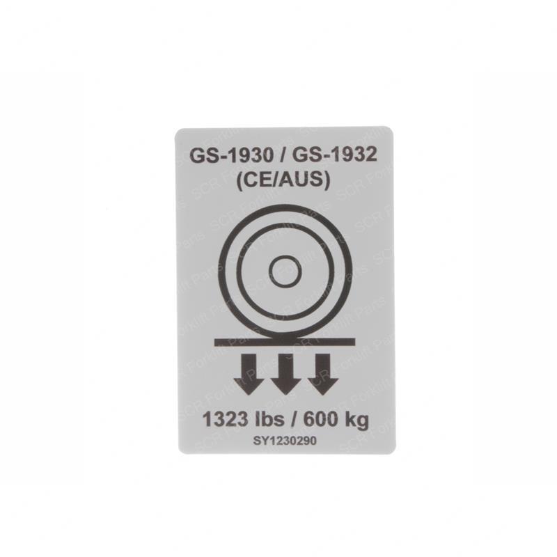 DECAL - WHEEL LOAD GN82571 gn82571 product image