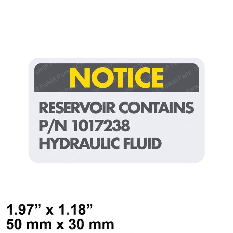 DECAL-NOTICE RESERVOIR CONTAIN TY00590-47750-71 ty00590-47750-71 product image