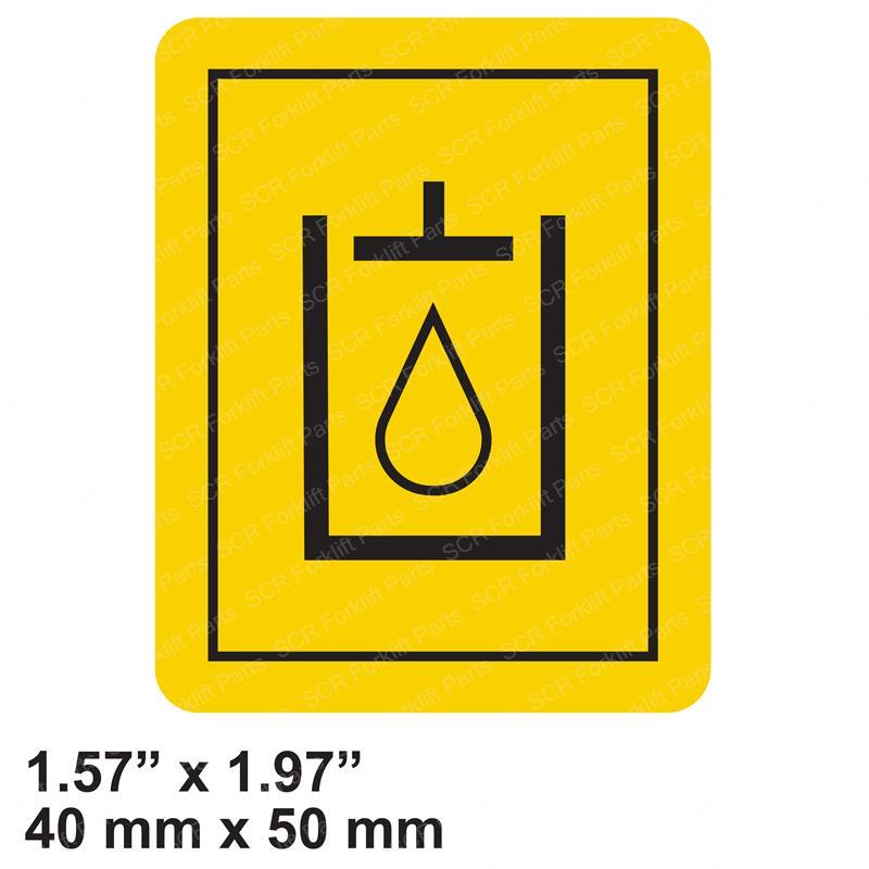 DECAL - HYDRAULIC OIL HN92AF-00310 hn92af-00310 product image