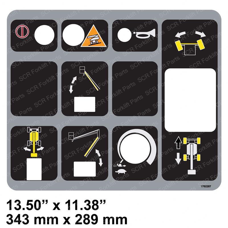 DECAL (CONSOLE LID) JL1702224 jl1702224 product image