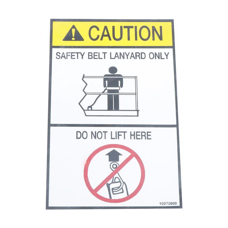 DECAL-SAFETY BELT ANCHOR GN1110272600GT gn1110272600gt product image