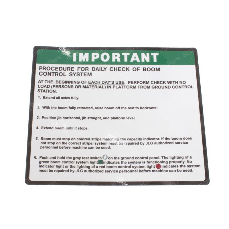 DECAL LOAD MANAGEMENT (BCS) JL1705365 jl1705365 product image