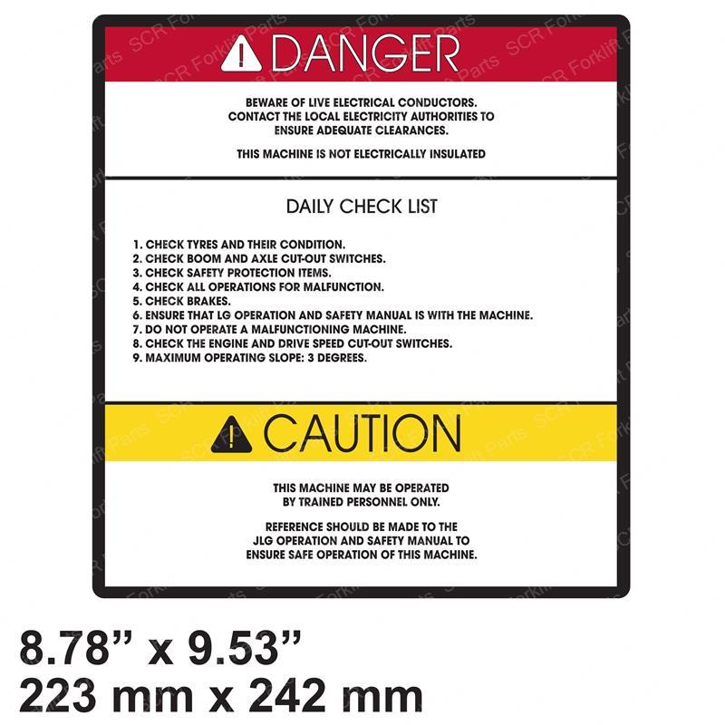 DECAL - DANGER MTB (UK) JL1703807 jl1703807 product image