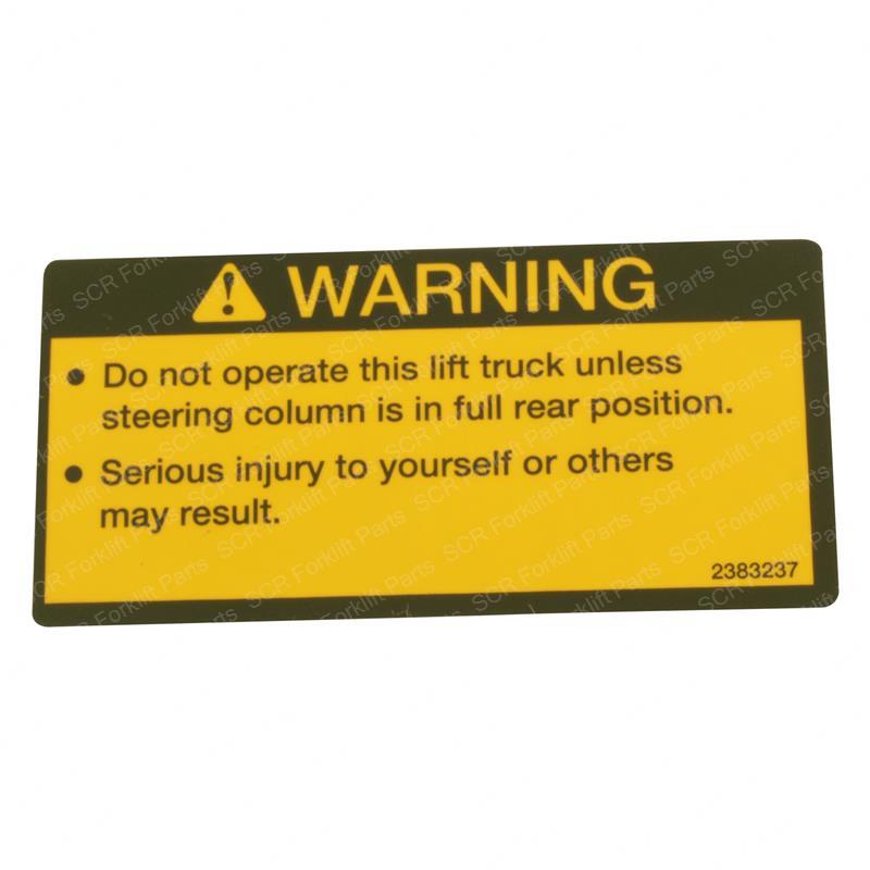 DECAL - WARNING NICK2383237 nick2383237 product image