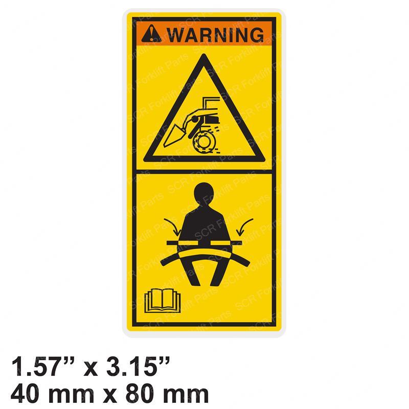 DECAL - WARNING SEATBELT CT2957337 ct2957337 product image