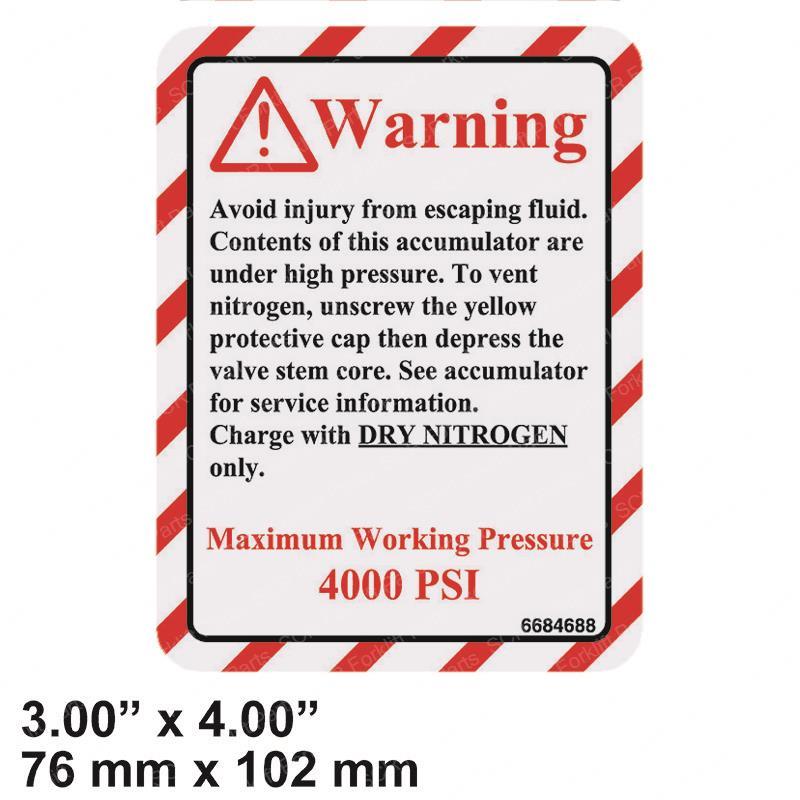 DECAL- WARNING MAX 4000 PSI BC6684688 bc6684688 product image