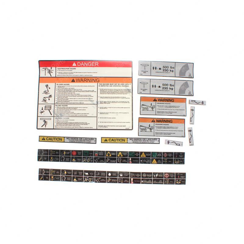 DECAL KIT - PLATFORM SY1236006 sy1236006 product image