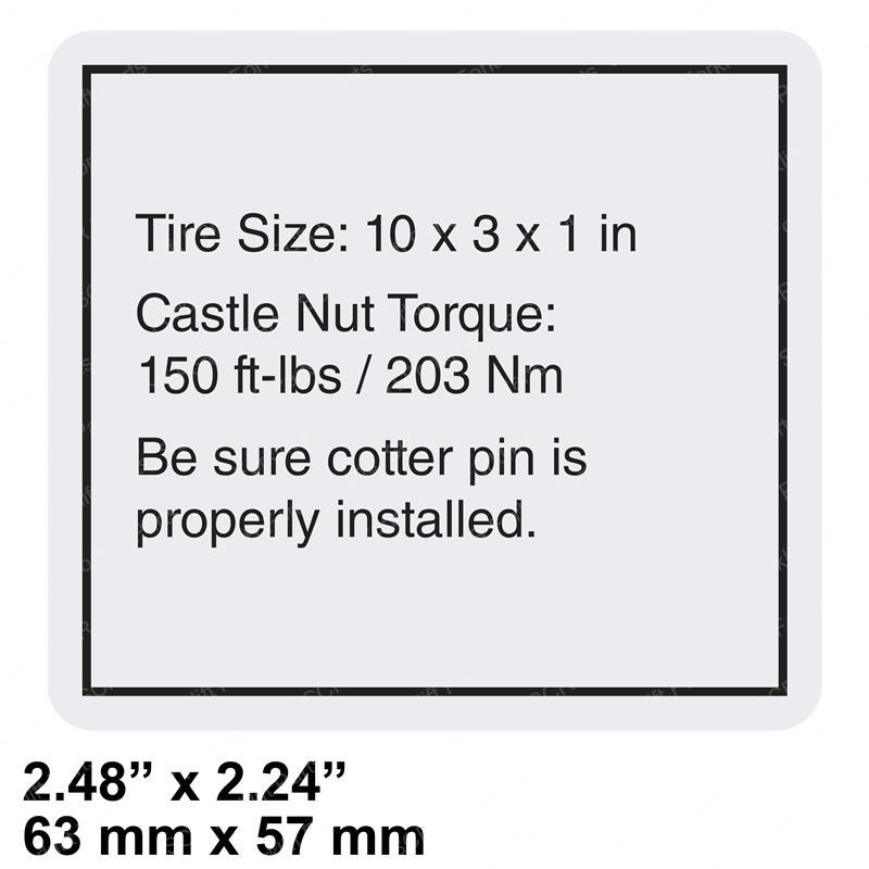 DECAL-LABEL-TIRE SPEC-GR/GRC JLGNT107894GT jlgnt107894gt product image