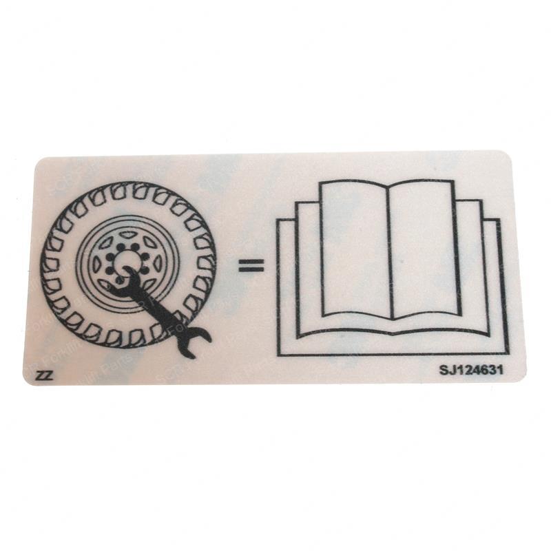 DECAL - WHEEL INFORMATION SY1230599 sy1230599 product image