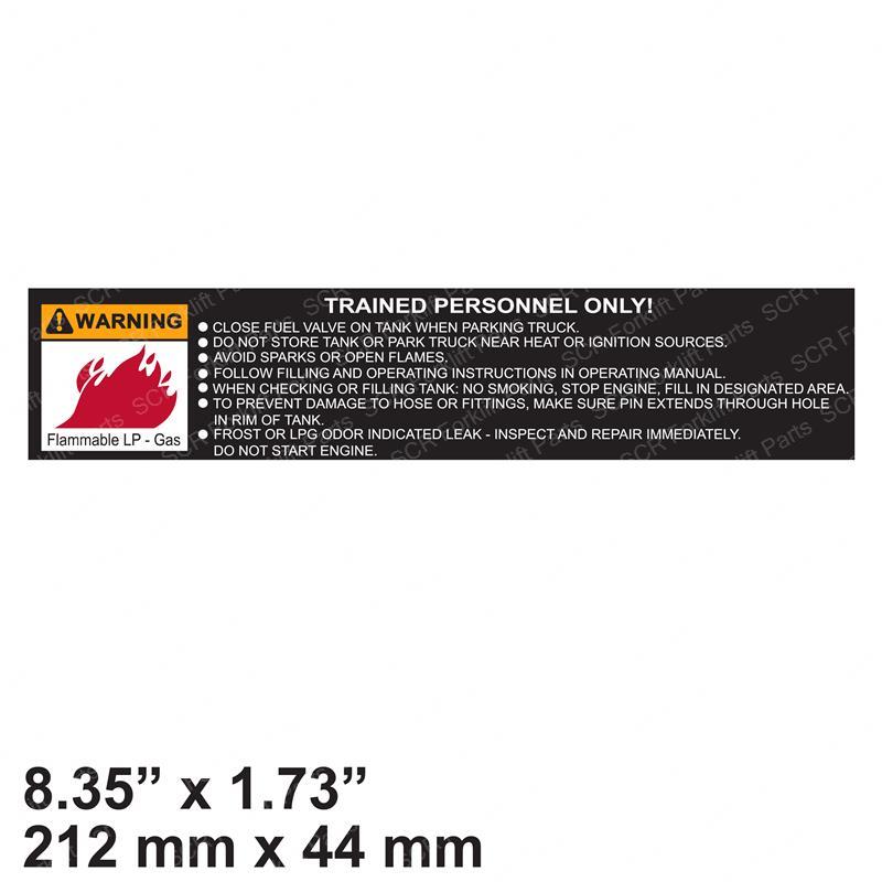 DECAL - WARNING FLAMMABLE LP LI0009384639 li0009384639 product image