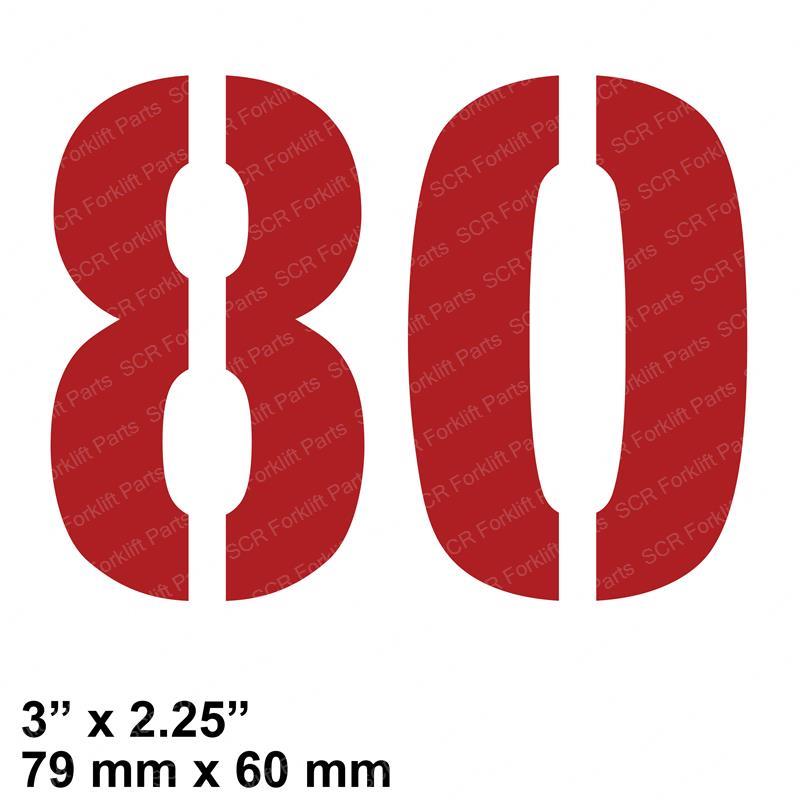 DECAL - MODEL 80 HY0380326 hy0380326 product image