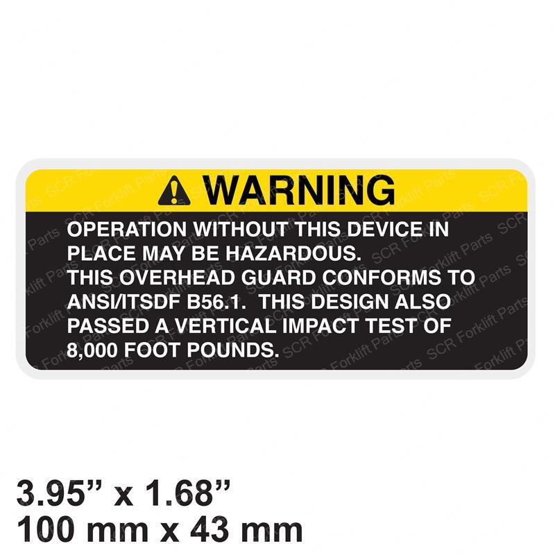 DECAL - WARNING NI9708127901 ni9708127901 product image