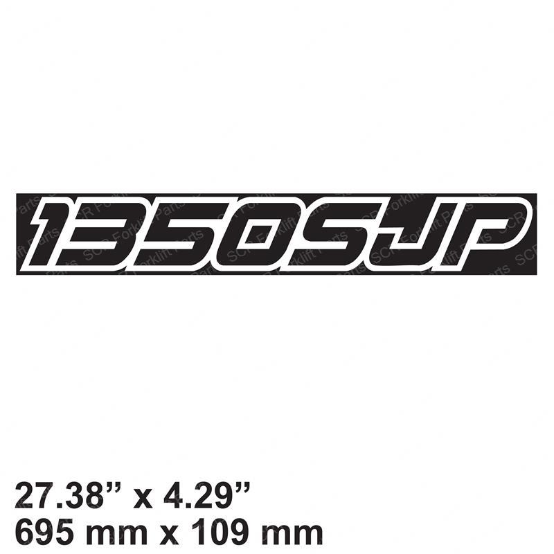 DECAL - MODEL 1350SJP JL1001268239 jl1001268239 product image