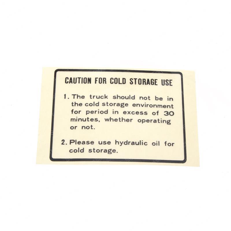 DECAL - CAUTION FREEZER NI97809-L5500 ni97809-l5500 product image