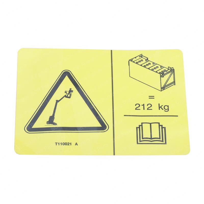 DECAL-LABEL-TIP HAZARD GNT110021 gnt110021 product image