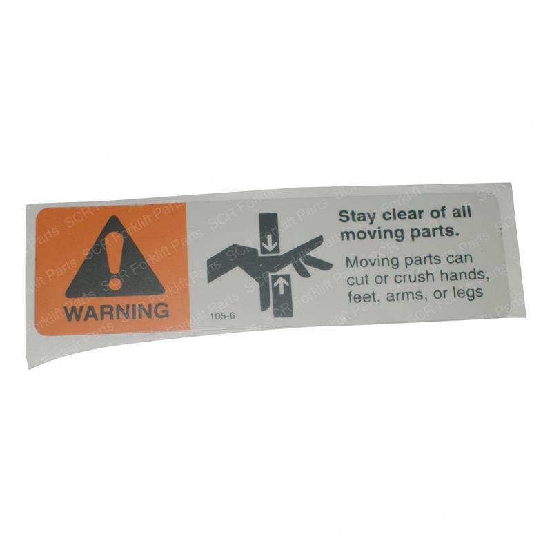 DECAL - WARNING NO HANDS CR69105 cr69105 product image