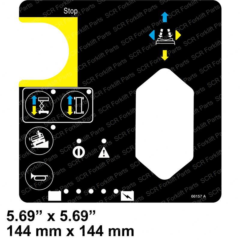 CONTROLLER - OVERLAY - PLATFORM JLGN66157GT jlgn66157gt product image