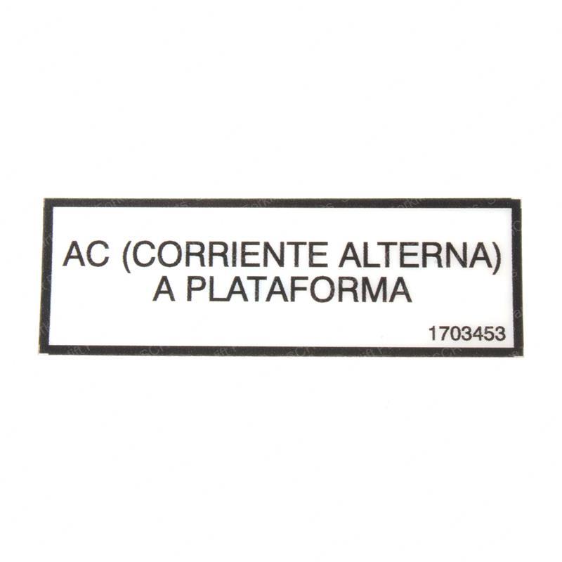 DECAL AC TO PLATF JL1703453 jl1703453 product image