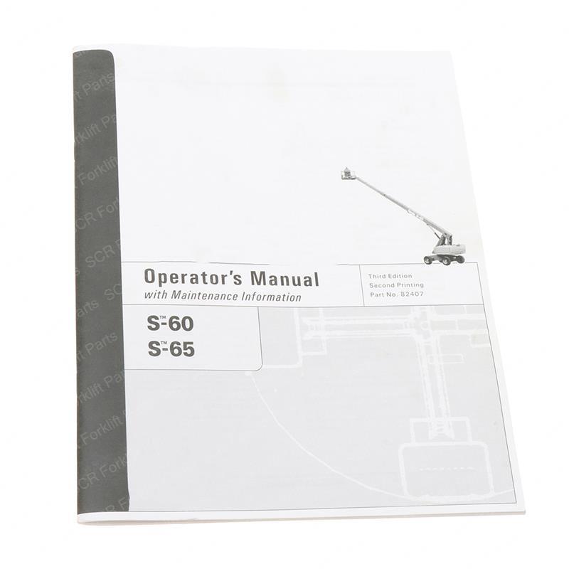 MANUAL - OPER S60/65 3RD ED SY28-116393 sy28-116393 product image