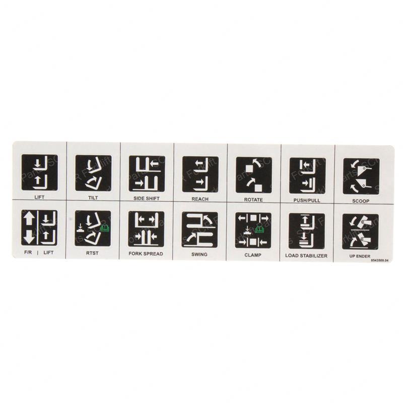 DECAL - FORK DIRECTIONAL KIT YT2102640 yt2102640 product image