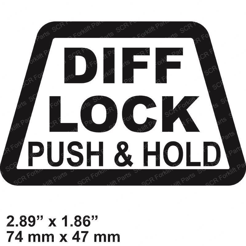 DECAL DIFFERENTIAL LOCK (FOOT) JL10121443 jl10121443 product image