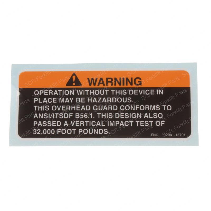 DECAL - WARNING SY1243362 sy1243362 product image